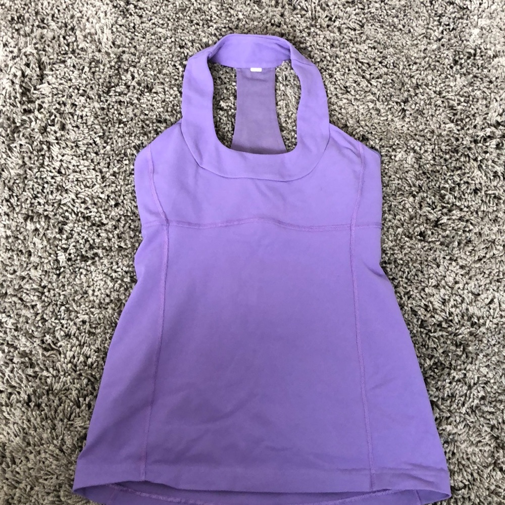Lululemon purple workout top